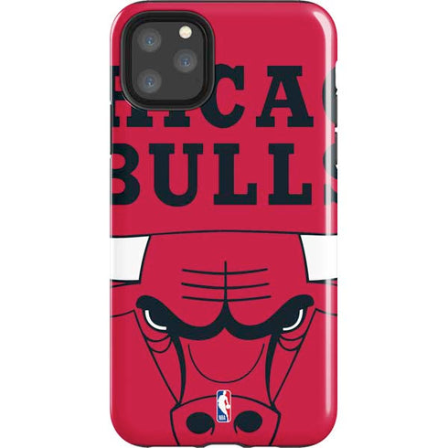 NBA Chicago Bulls Large Logo iPhone 11 Pro Max Impact Case