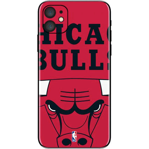 NBA Chicago Bulls Large Logo iPhone 11 Skin