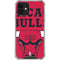 NBA Chicago Bulls Large Logo iPhone 12 Clear Case