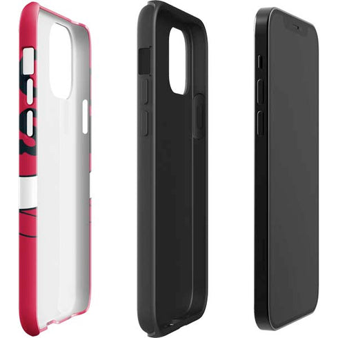 NBA Chicago Bulls Large Logo iPhone 12 Impact Case