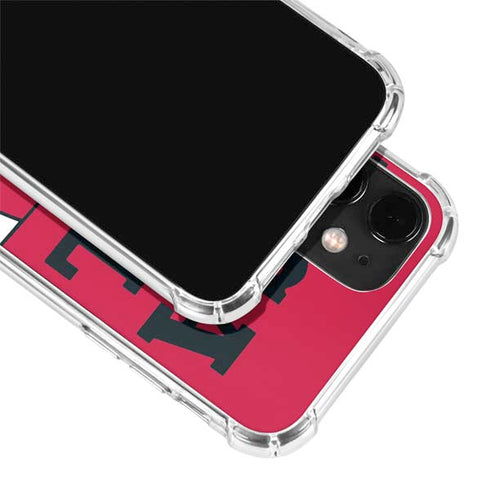 NBA Chicago Bulls Large Logo iPhone 12 Mini Clear Case