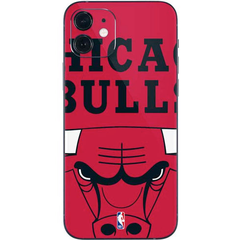 NBA Chicago Bulls Large Logo iPhone 12 Mini Skin