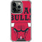 NBA Chicago Bulls Large Logo iPhone 13 Pro Clear Case