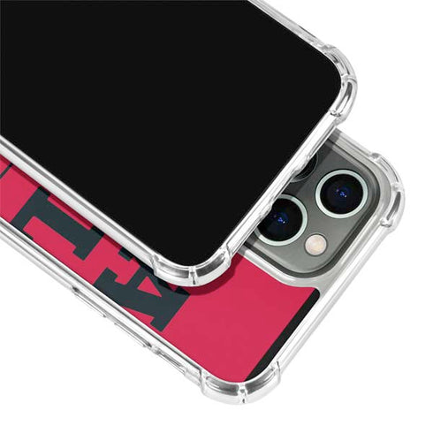 NBA Chicago Bulls Large Logo iPhone 13 Pro Clear Case