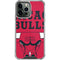 NBA Chicago Bulls Large Logo iPhone 13 Pro Max Clear Case