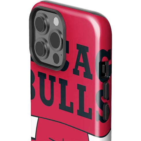 NBA Chicago Bulls Large Logo iPhone 13 Pro Max Impact Case
