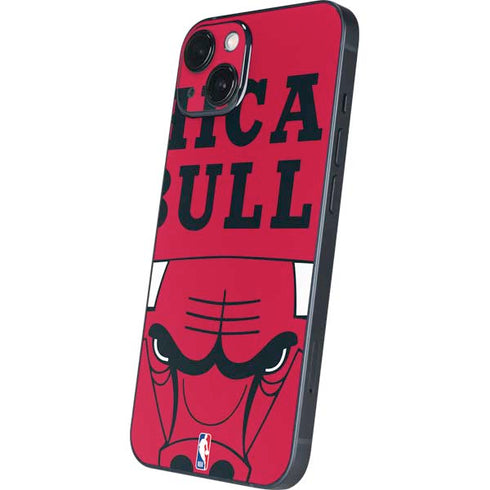 NBA Chicago Bulls Large Logo iPhone 15 Plus Skin