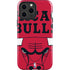 NBA Chicago Bulls Large Logo iPhone 15 Pro Max Impact Case