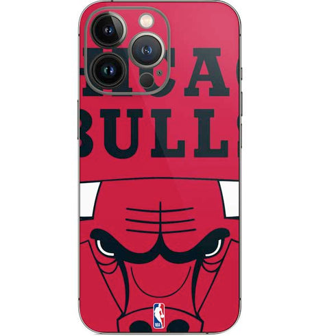 NBA Chicago Bulls Large Logo iPhone 15 Pro Skin