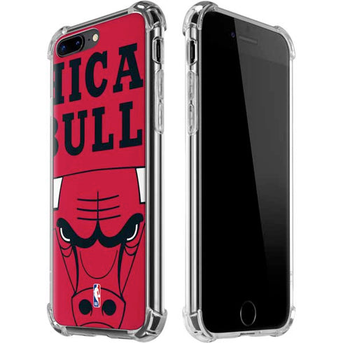 NBA Chicago Bulls Large Logo iPhone 7/8 Plus Clear Case