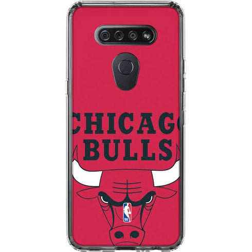 NBA Chicago Bulls Large Logo LG K51/Q51 Clear Case
