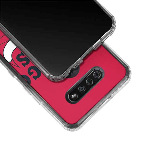 NBA Chicago Bulls Large Logo LG K51/Q51 Clear Case