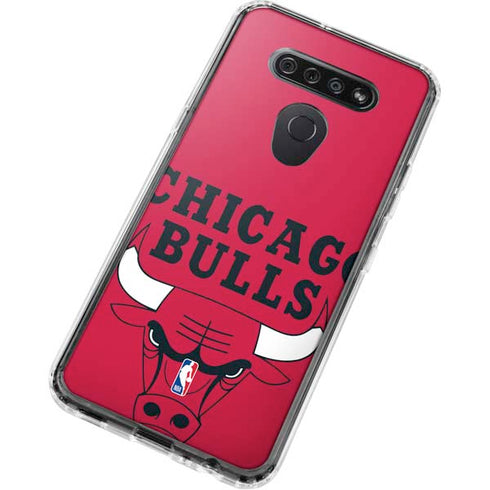 NBA Chicago Bulls Large Logo LG K51/Q51 Clear Case