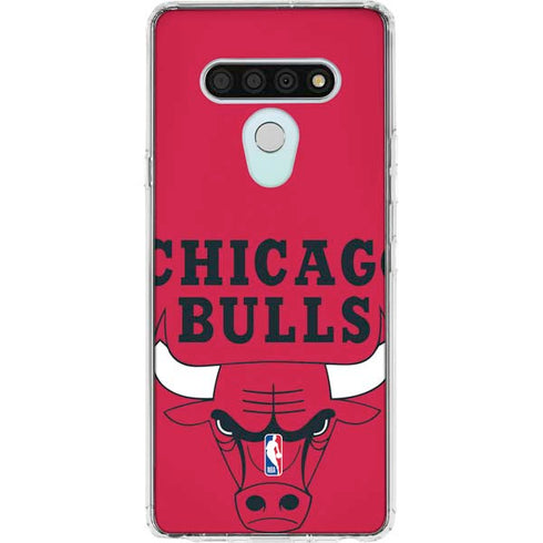 NBA Chicago Bulls Large Logo LG Stylo 6 Clear Case