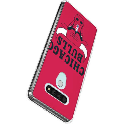 NBA Chicago Bulls Large Logo LG Stylo 6 Clear Case