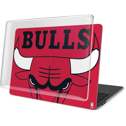 NBA Chicago Bulls Large Logo MacBook Pro 13in (2020) Case plus Skin