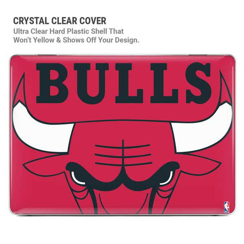 NBA Chicago Bulls Large Logo MacBook Pro 16in (2021-25) Case plus Skin