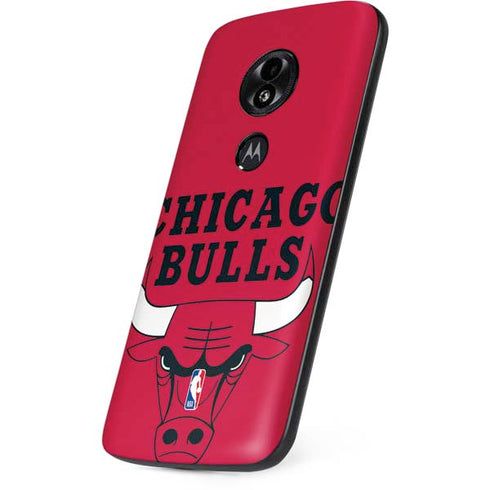 NBA Chicago Bulls Large Logo Moto E5 Play Skin