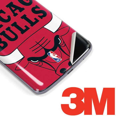 NBA Chicago Bulls Large Logo Moto E5 Plus Skin