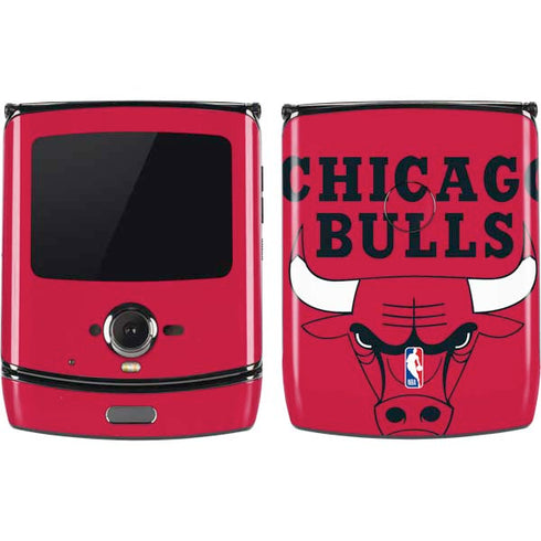 NBA Chicago Bulls Large Logo Motorola RAZR Skin