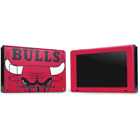 NBA Chicago Bulls Large Logo Nintendo Switch Bundle Skin