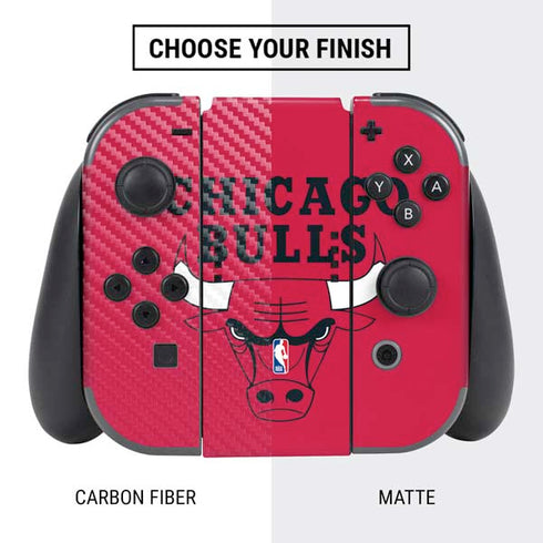 NBA Chicago Bulls Large Logo Nintendo Switch Bundle Skin