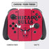 NBA Chicago Bulls Large Logo Nintendo Switch Bundle Skin