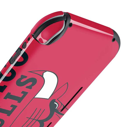 NBA Chicago Bulls Large Logo Nintendo Switch Lite Skin