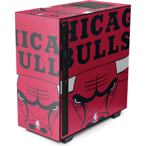 NBA Chicago Bulls Large Logo NZXT H510 Compact ATX Mid-Tower Case Skin
