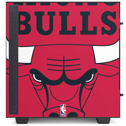NBA Chicago Bulls Large Logo NZXT H510 Compact ATX Mid-Tower Case Skin