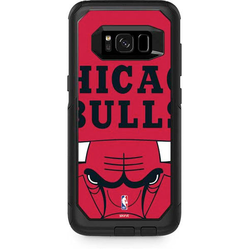 NBA Chicago Bulls Large Logo Otterbox Commuter Galaxy Skin