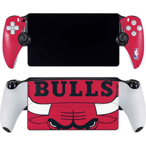 NBA Chicago Bulls Large Logo PlayStation Portal Remote Player Skin