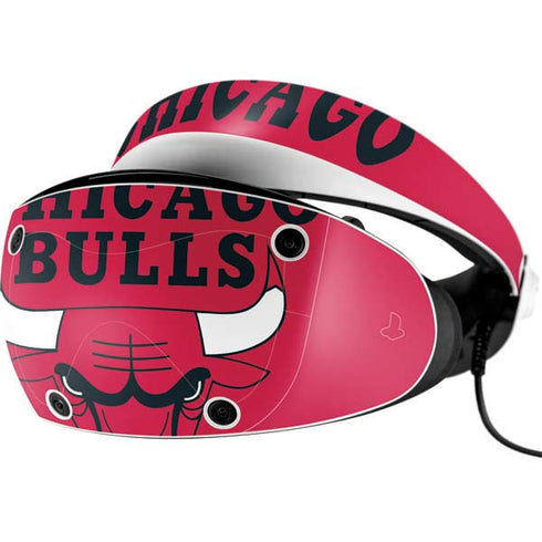 NBA Chicago Bulls Large Logo PlayStation VR2 Skin