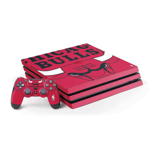 NBA Chicago Bulls Large Logo PS4 Pro Bundle Skin