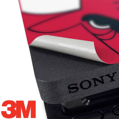 NBA Chicago Bulls Large Logo PS4 Slim Bundle Skin