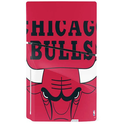 NBA Chicago Bulls Large Logo PS5 Slim Disk Console Skin