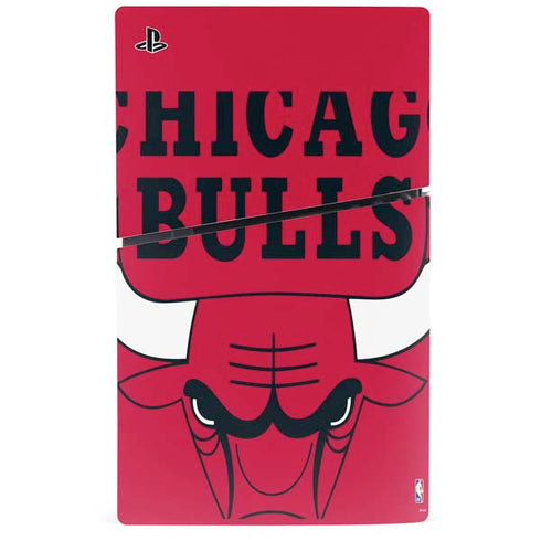 NBA Chicago Bulls Large Logo PS5 Slim Digital Edition Console Skin