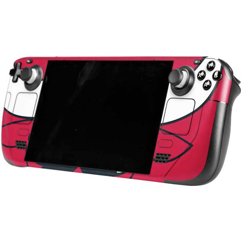 NBA Chicago Bulls Large Logo Steam Deck Handheld Gaming Computer Skin