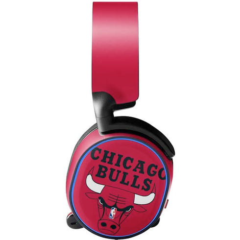 NBA Chicago Bulls Large Logo SteelSeries Arctis 3 Skin