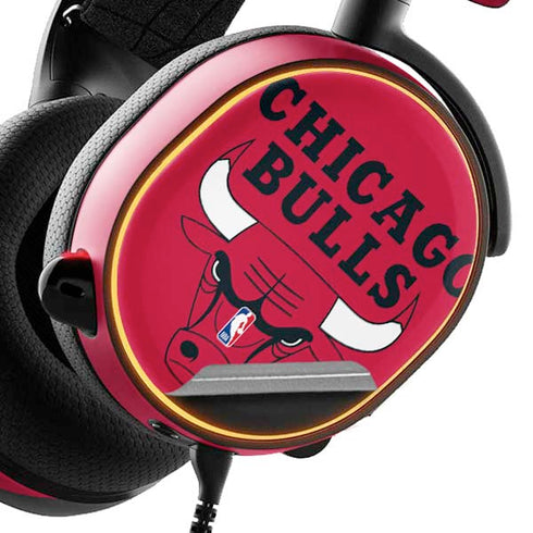 NBA Chicago Bulls Large Logo SteelSeries Arctis 5 Skin
