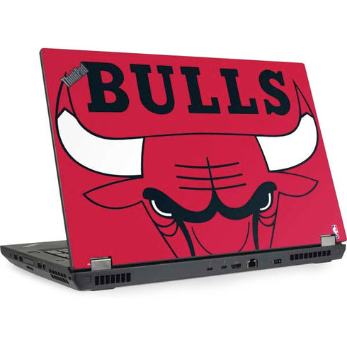NBA Chicago Bulls Large Logo Lenovo ThinkPad Skin