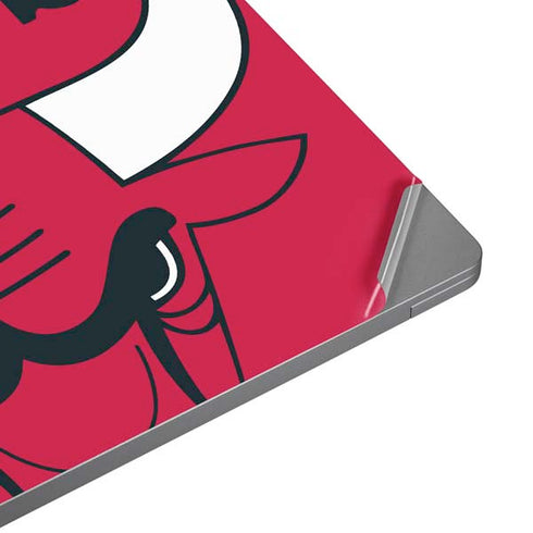 NBA Chicago Bulls Large Logo Universal Laptop 13in (10.6 x 7.6in) Skin