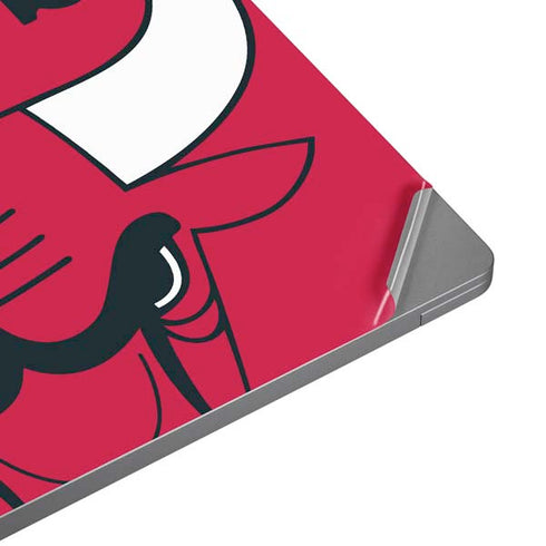 NBA Chicago Bulls Large Logo Universal Laptop 16.6in (13.4 x 9.7in) Skin