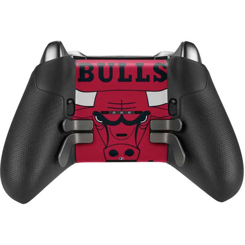NBA Chicago Bulls Large Logo Xbox Elite Wireless Controller Series 2 Skin