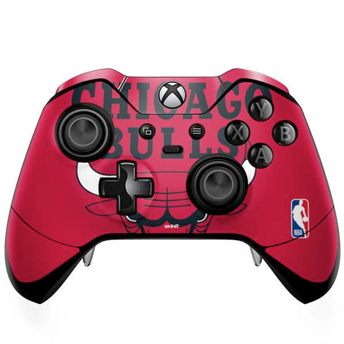 NBA Chicago Bulls Large Logo Xbox One Elite Controller Skin