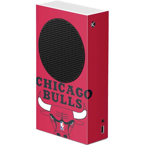 NBA Chicago Bulls Large Logo Xbox Series S Console Skin