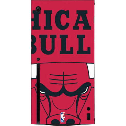NBA Chicago Bulls Large Logo Xbox Series X Console Skin