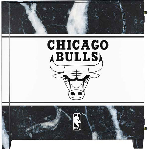 NBA Chicago Bulls Marble Corsair 4000D Tempered Glass Mid-Tower ATX Case Skin