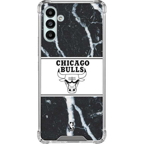 NBA Chicago Bulls Marble Galaxy A13 5G Clear Case