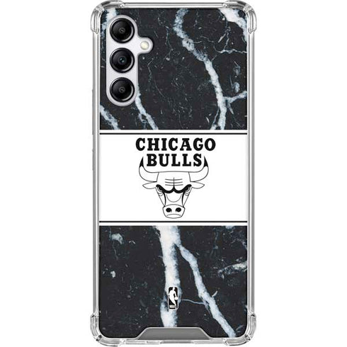 NBA Chicago Bulls Marble Galaxy A15 5G Clear Case